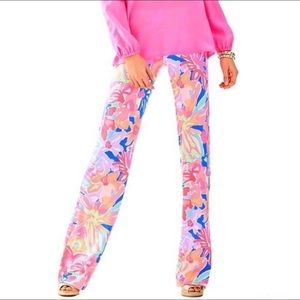 Lilly Pulitzer Georgia May Pallazo Pants Playa Hermosa